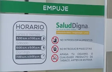 Horario Salud Digna Plaza Misterios