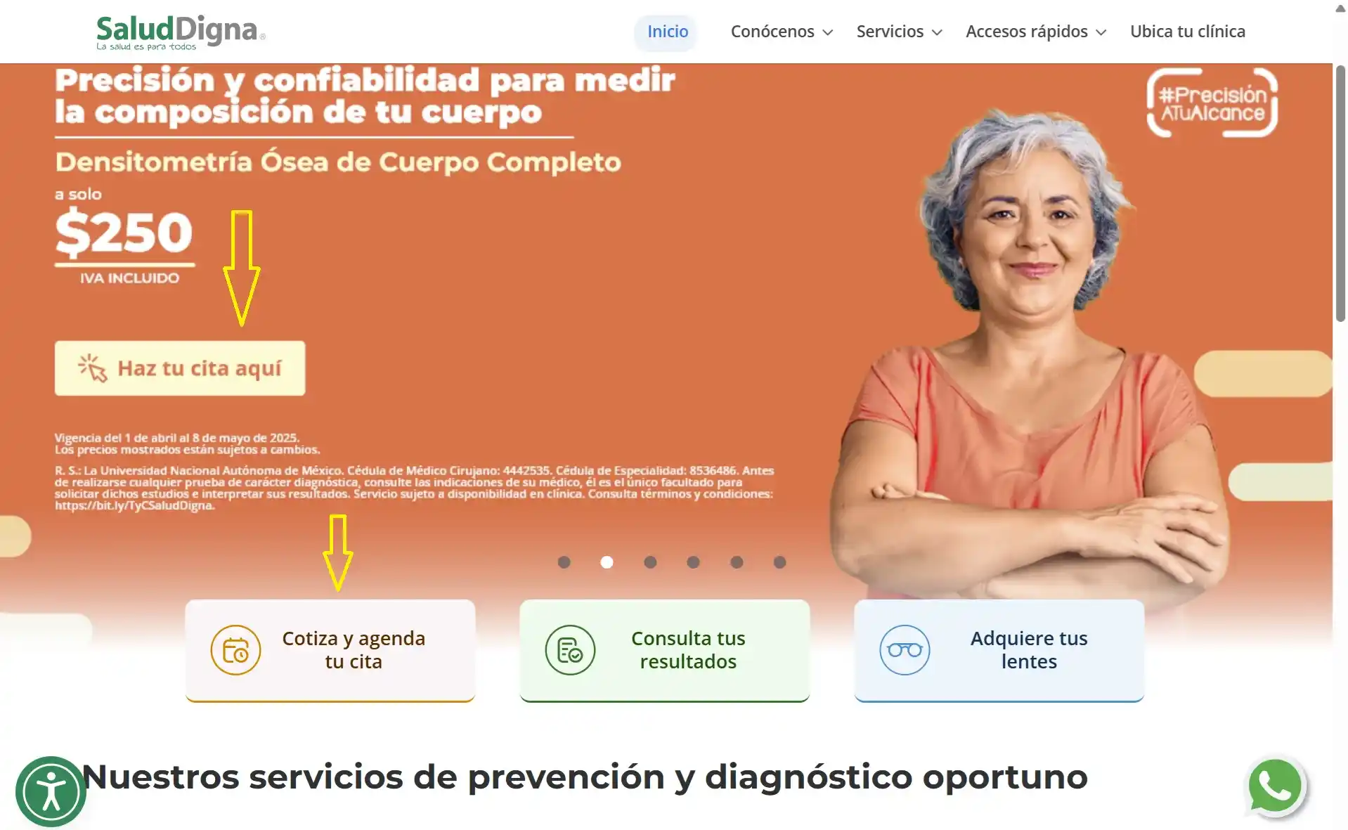 salud digna agendar cita